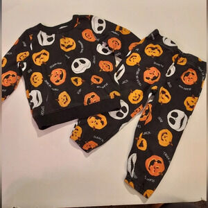 Disney The Nightmare Before Christmas Halloween Fleece Top and Bottom Set 2T